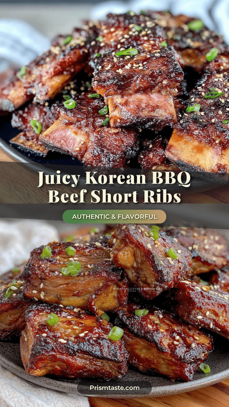 Korean BBQ beef short ribs recipe