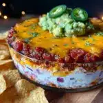 layered taco dip - featured image