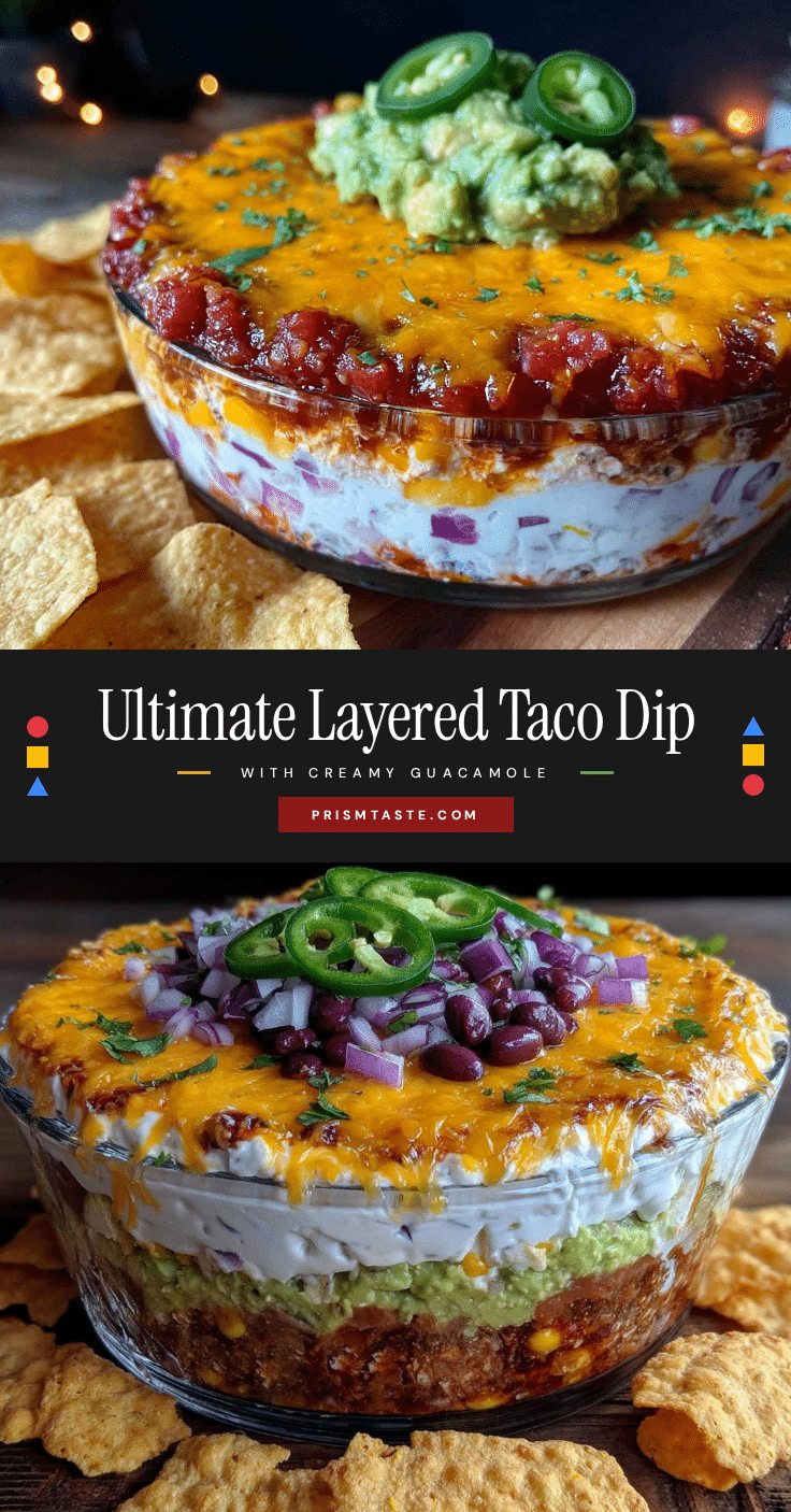 layered taco dip recipe