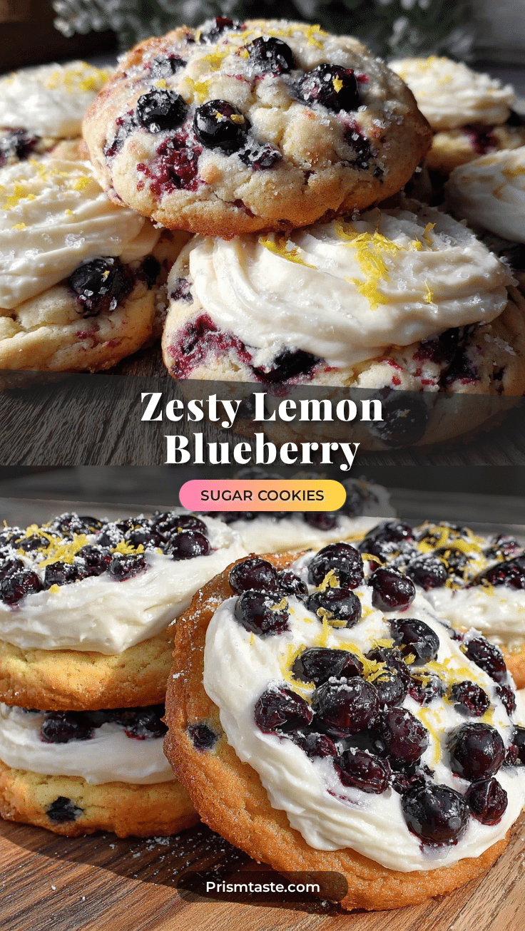 lemon blueberry sugar cookies recipe