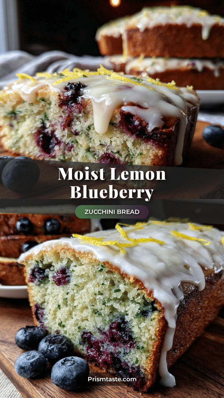lemon blueberry zucchini bread recipe
