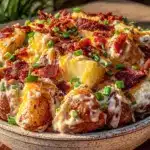 loaded baked potato salad - featured image