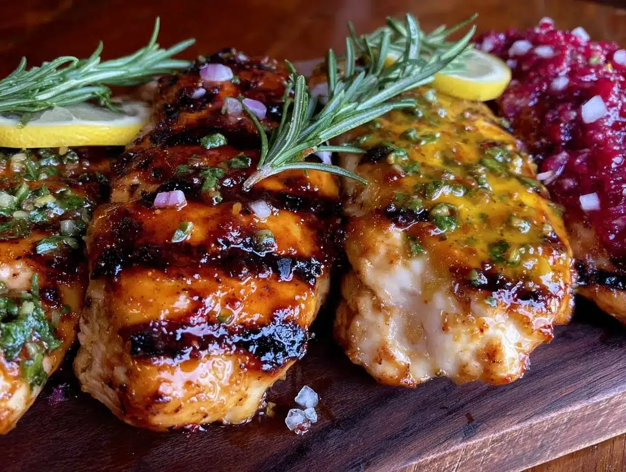 marinated grilled chicken breast preparation steps