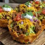 mini taco bar cups - featured image