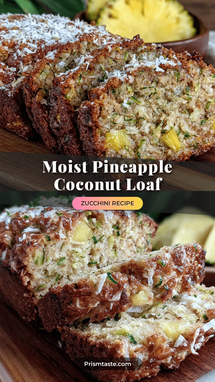 moist pineapple coconut zucchini loaf recipe