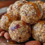 no-bake peanut butter energy balls - featured image