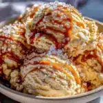 no-churn salted caramel ice cream - featured image