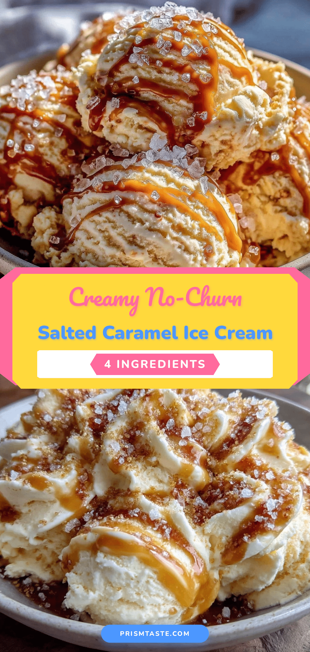 no-churn salted caramel ice cream recipe