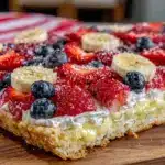 patriotic fruit pizza - featured image