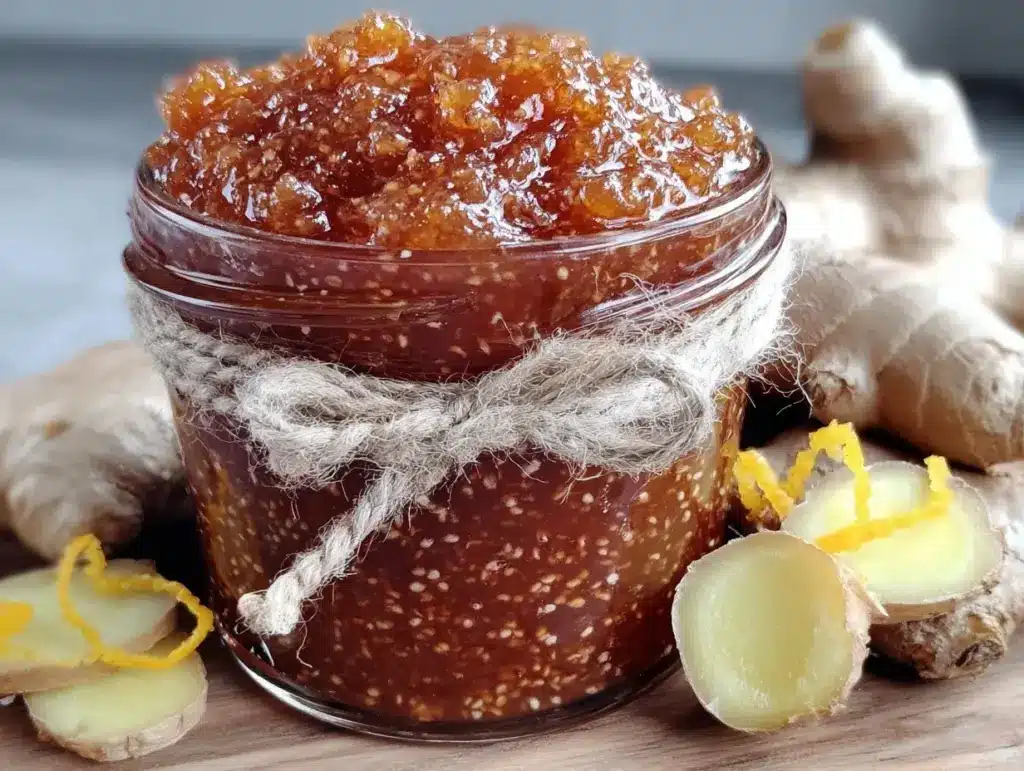 peach vanilla bean jam - featured image