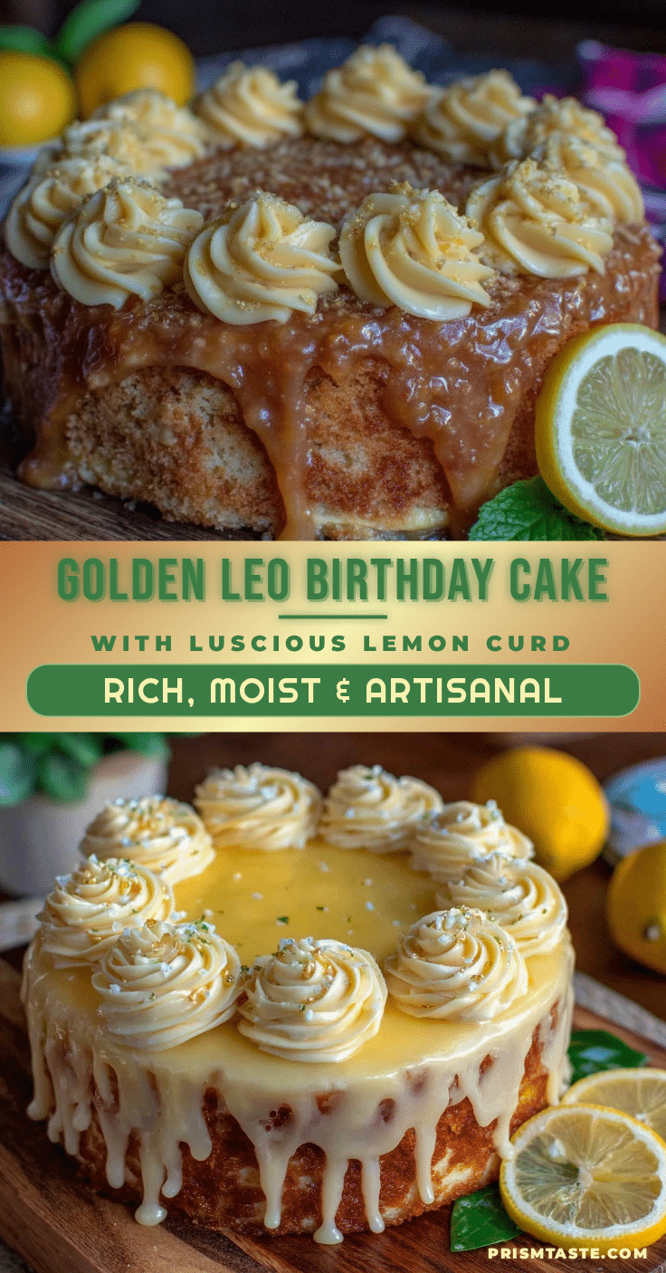 perfect golden leo birthday cake recipe