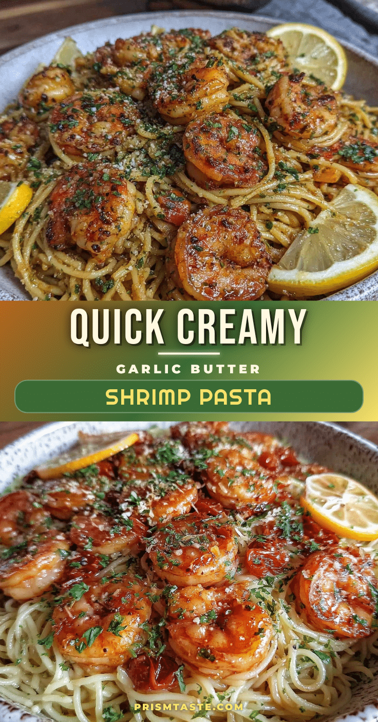 quick garlic butter shrimp pasta recipe
