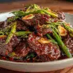quick mongolian beef recipe - featured image