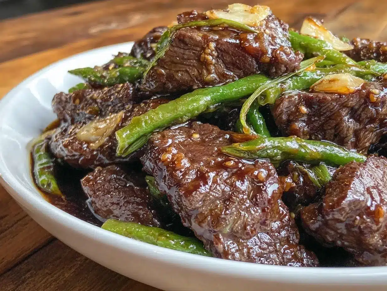 quick mongolian beef recipe preparation steps