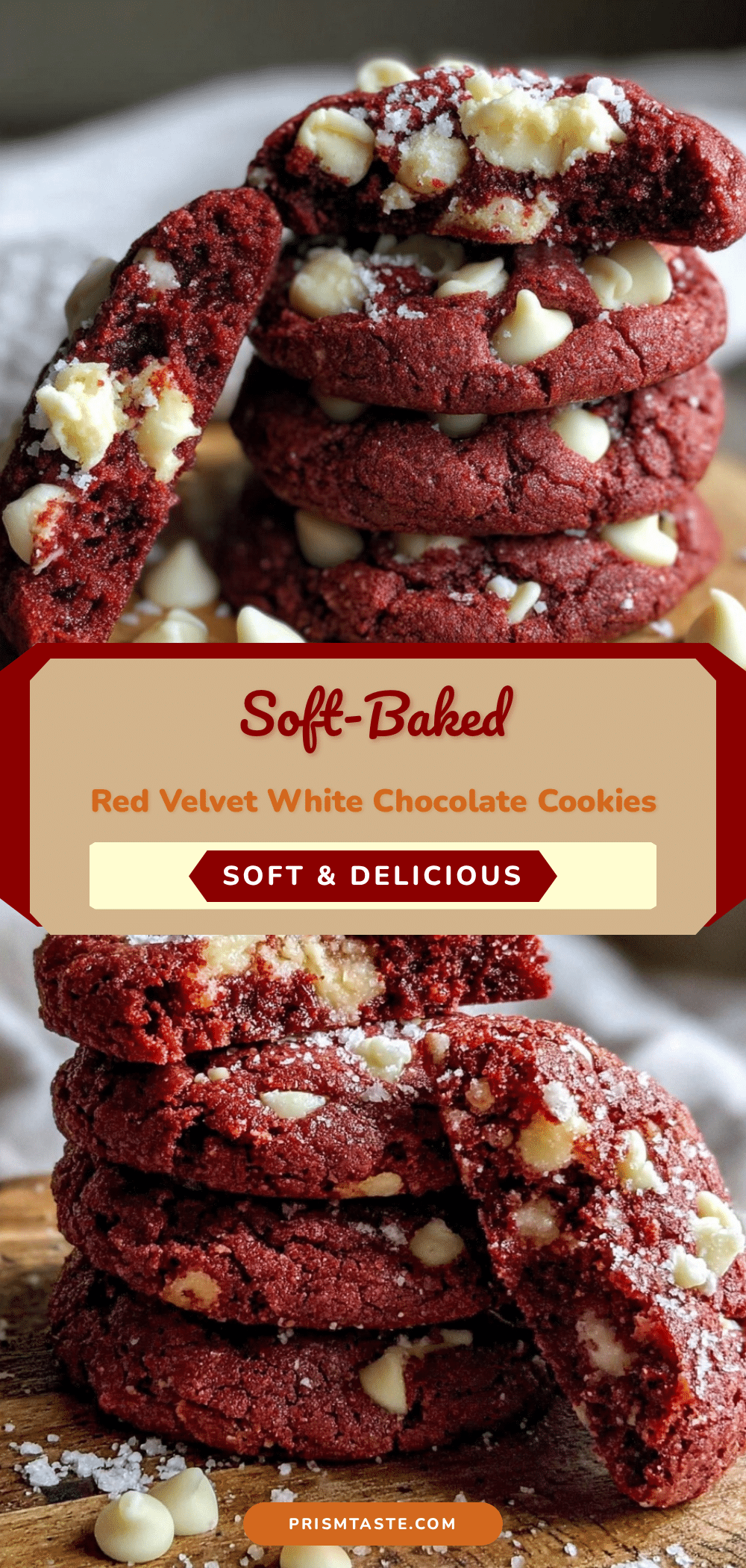 red velvet white chocolate chip cookies recipe