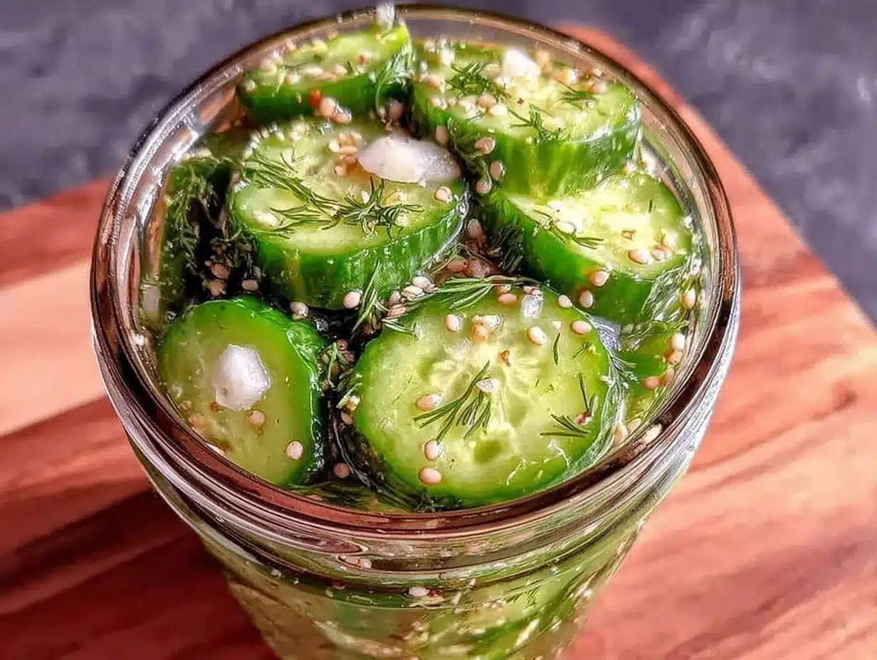refrigerator dill pickles preparation steps