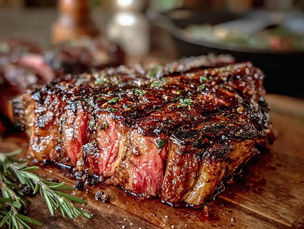 reverse-sear tomahawk steak preparation steps