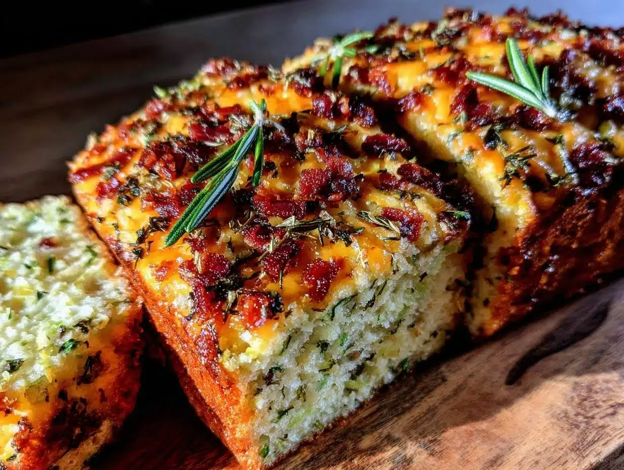savory cheddar herb zucchini bread preparation steps