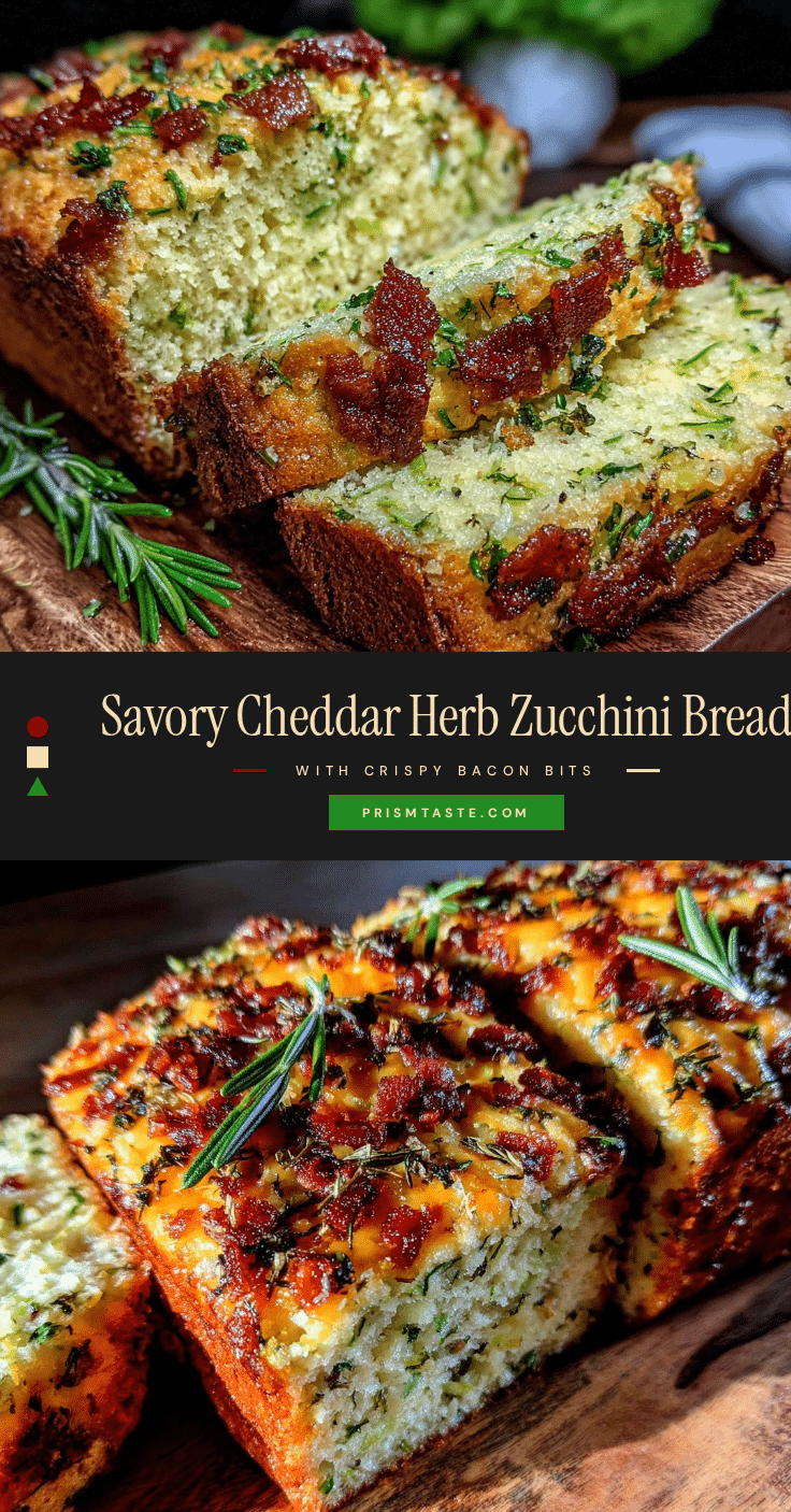 savory cheddar herb zucchini bread recipe