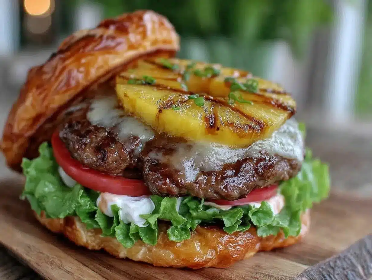 savory teriyaki pineapple burger preparation steps