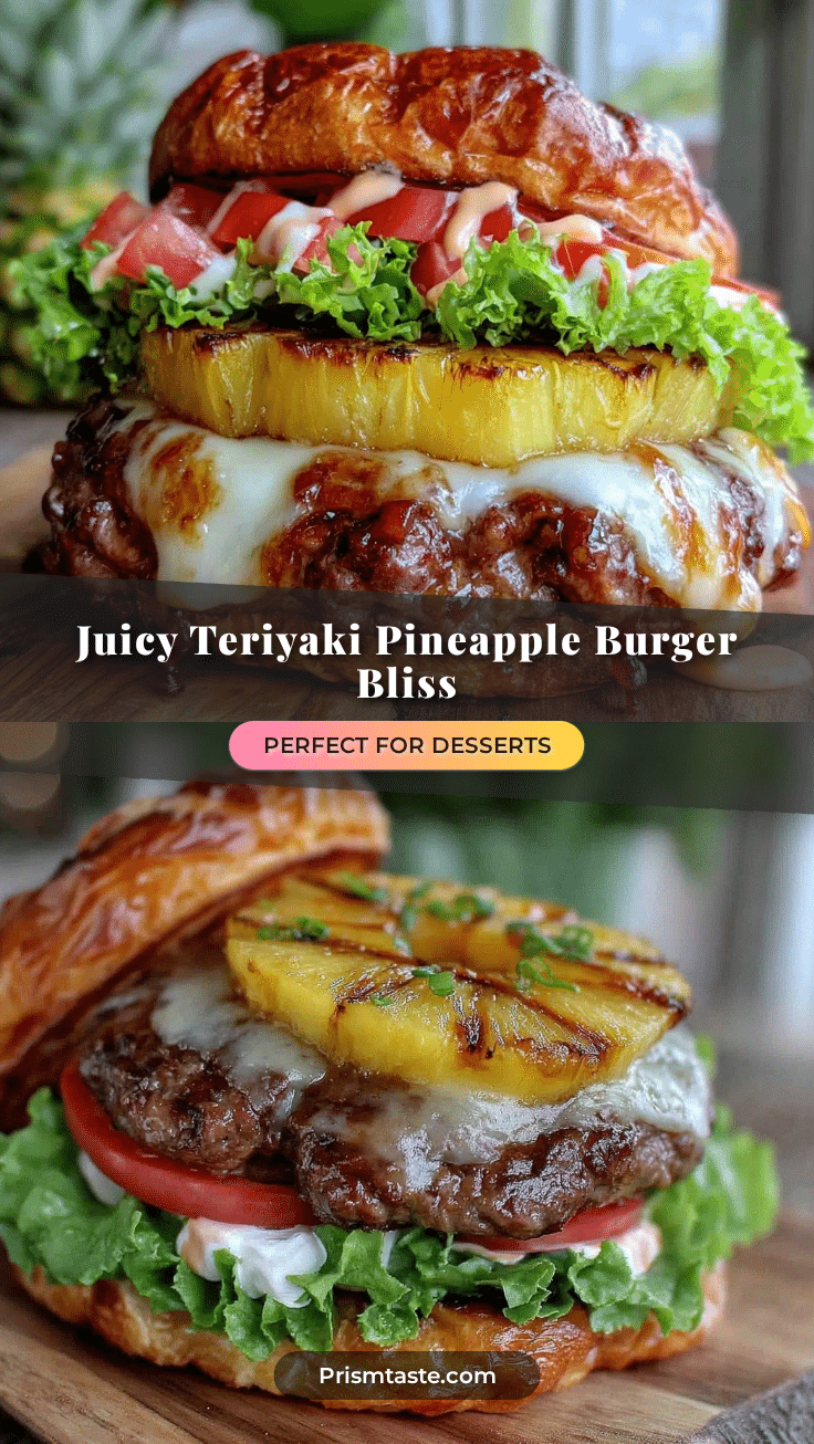 savory teriyaki pineapple burger recipe