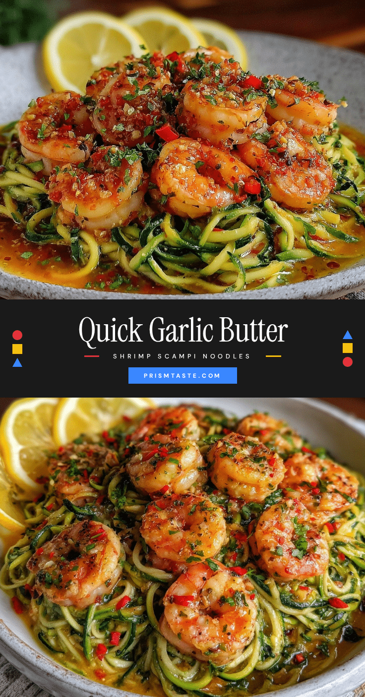 shrimp scampi with zucchini noodles recipe