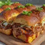 slow cooker BBQ pulled pork sliders - featured image