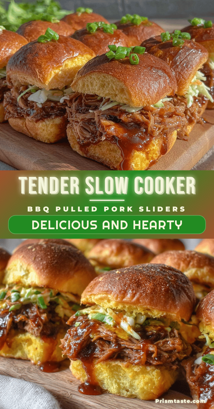 slow cooker BBQ pulled pork sliders recipe