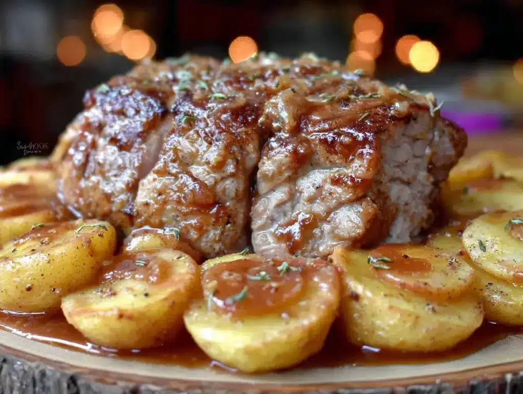slow cooker pork tenderloin - featured image