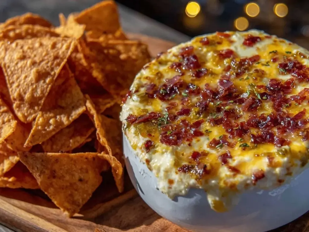 slow cooker queso blanco dip - featured image