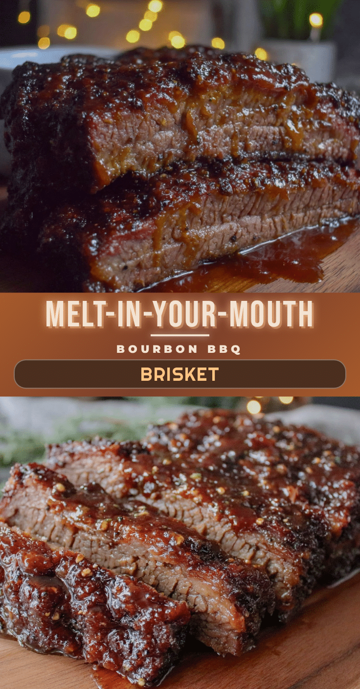 smoked bourbon bbq beef brisket slow cooker recipe