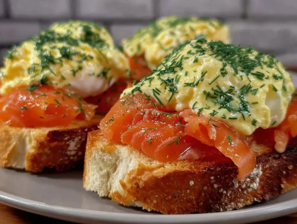 smoked salmon benedict - featured image