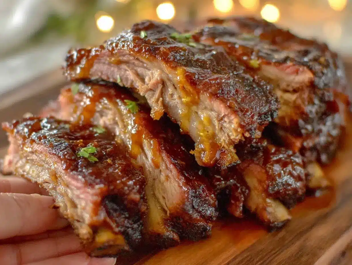 smoked whiskey bbq pork ribs preparation steps