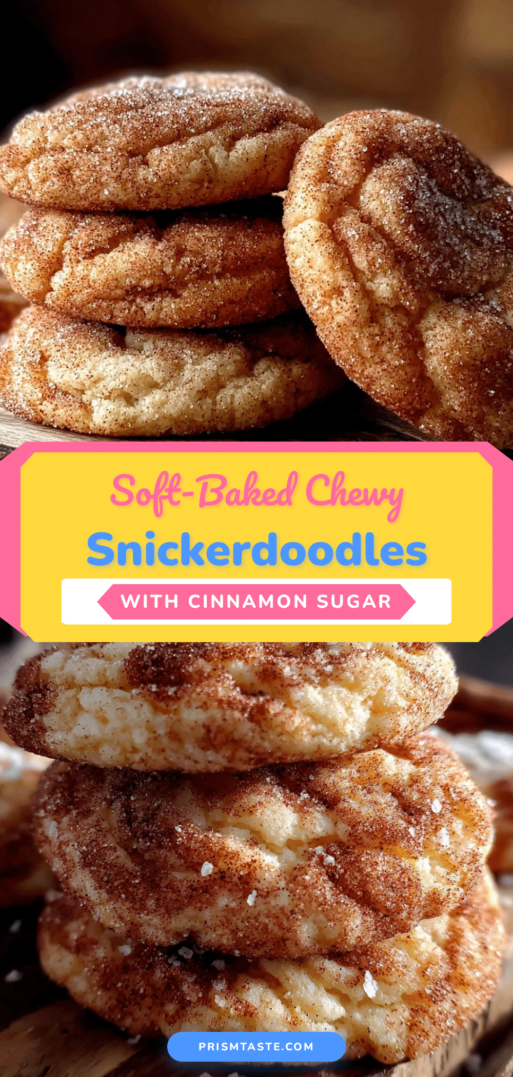 soft-baked snickerdoodles recipe