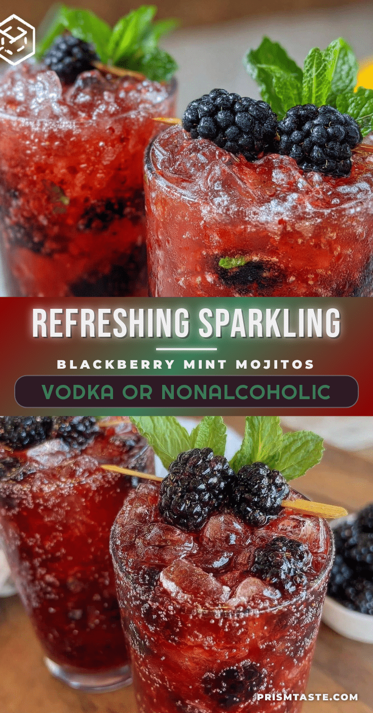 sparkling blackberry mint mojitos recipe