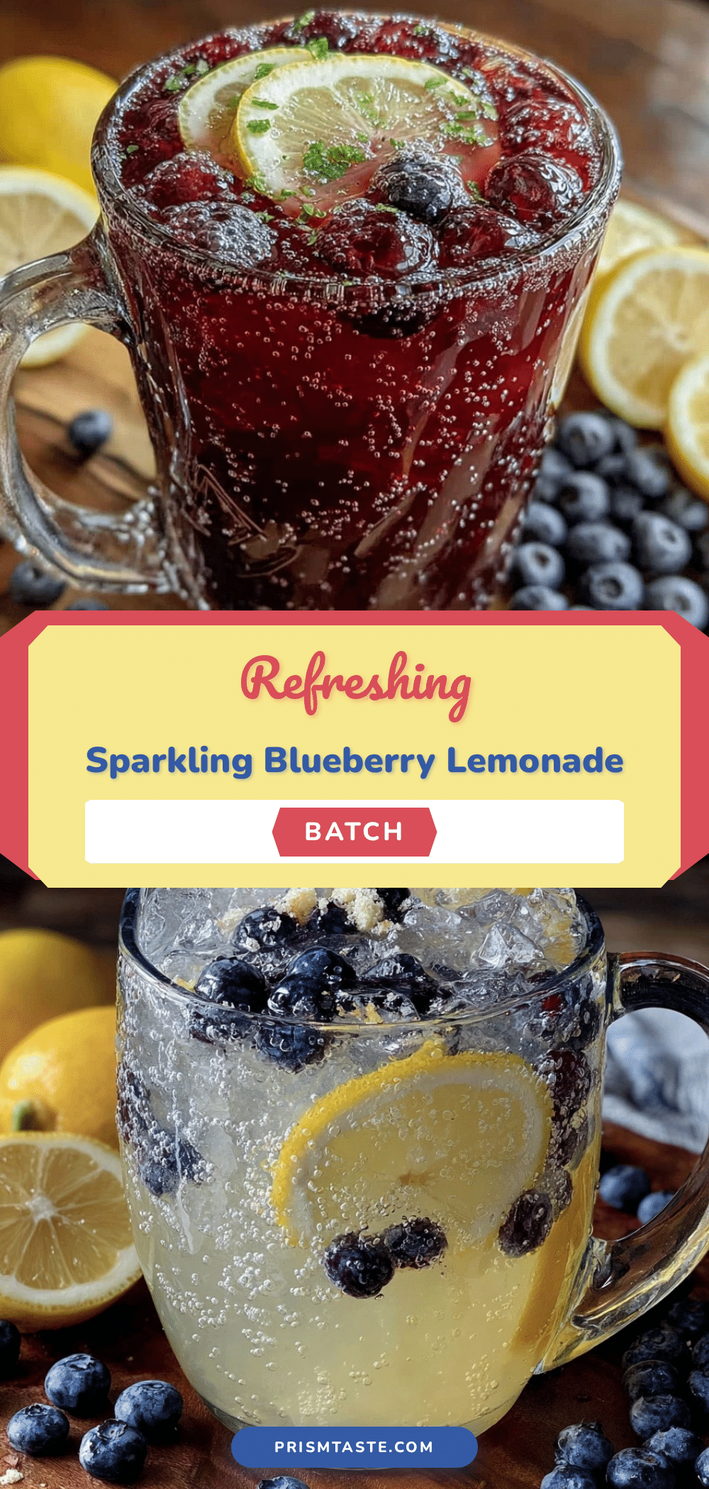 sparkling blueberry lemonade recipe