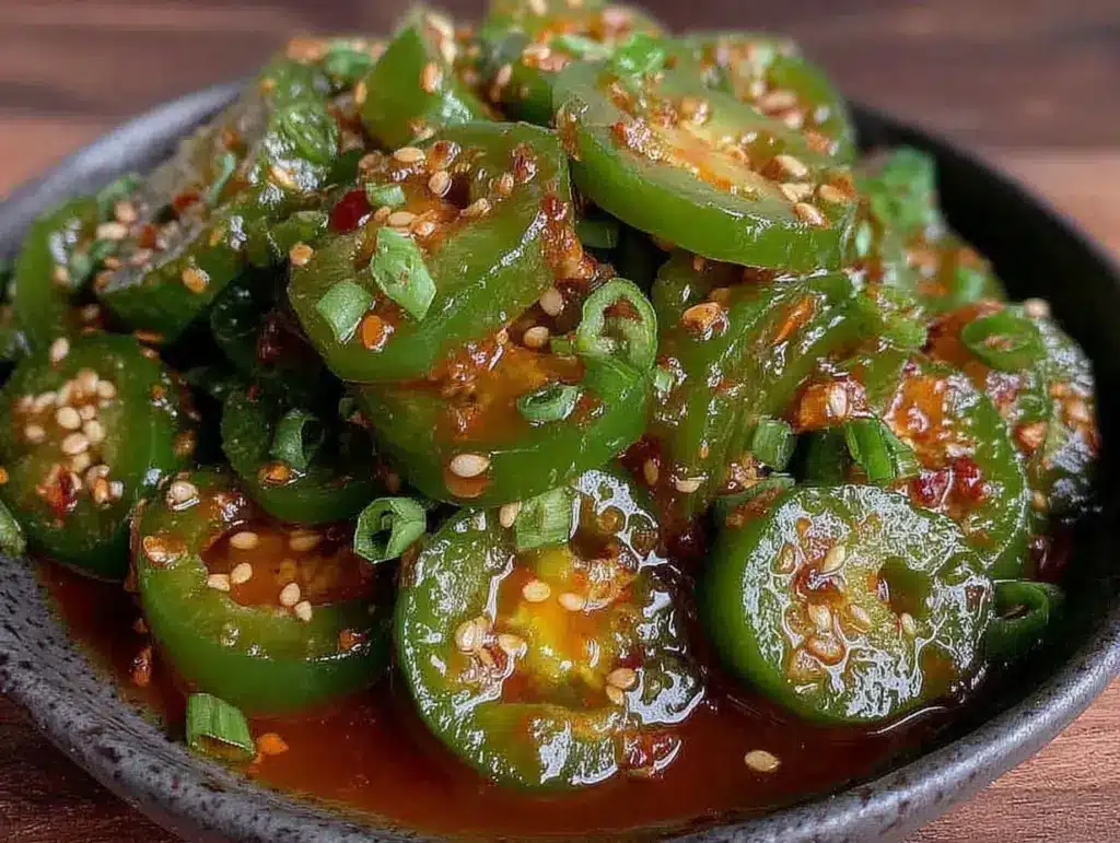 spicy pickled jalapeño coins - featured image