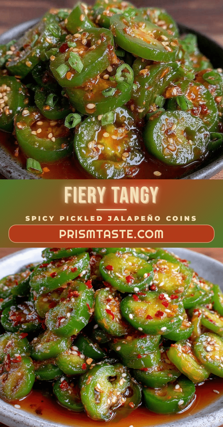 spicy pickled jalapeño coins recipe