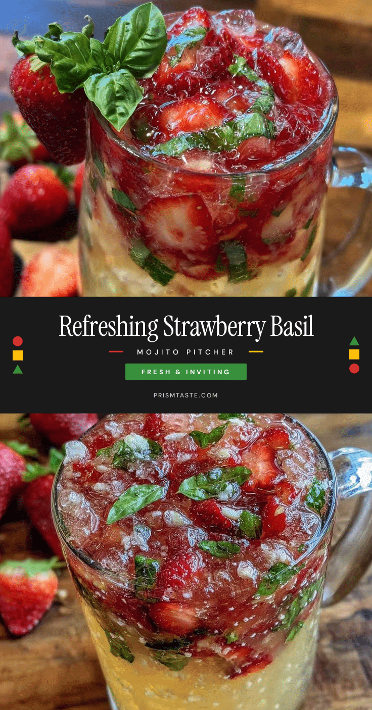 strawberry basil mojito mocktail recipe