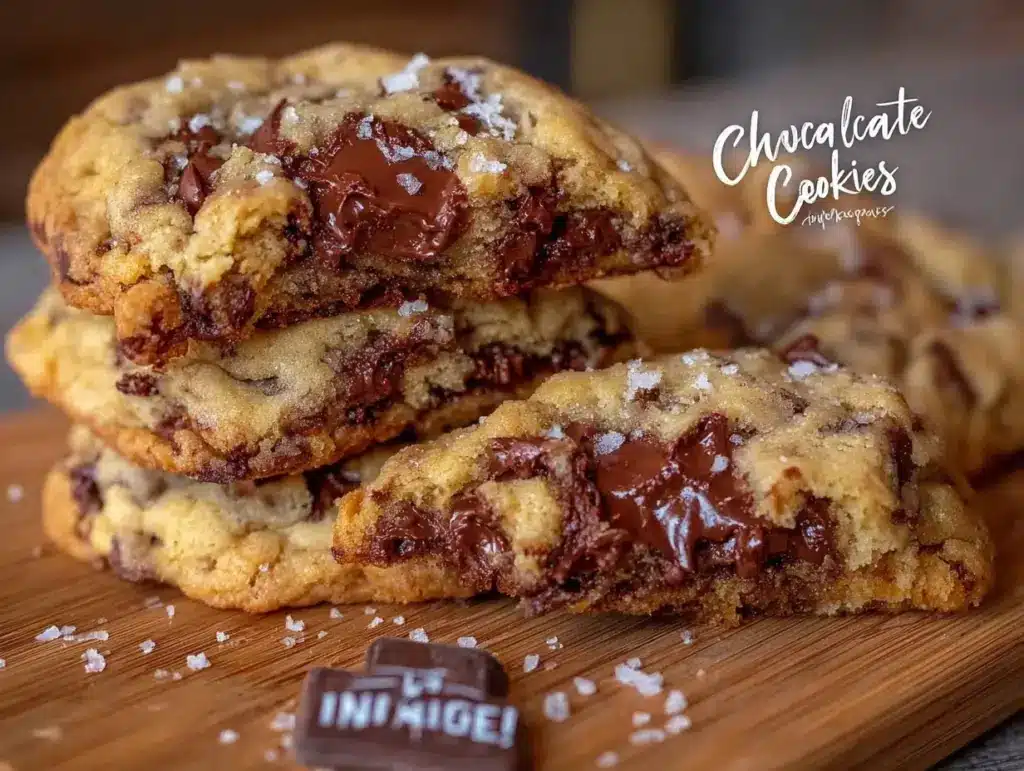 thick and chewy chocolate chip cookies - featured image