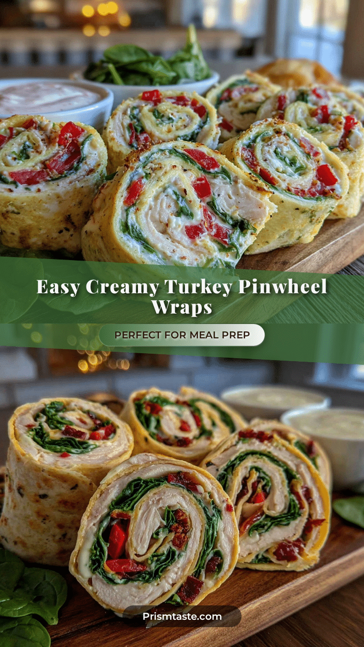 turkey pinwheel wraps recipe