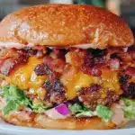 ultimate bacon cheeseburgers - featured image