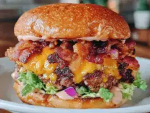 ultimate bacon cheeseburgers - featured image