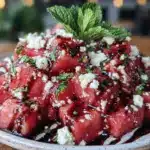 watermelon feta salad - featured image