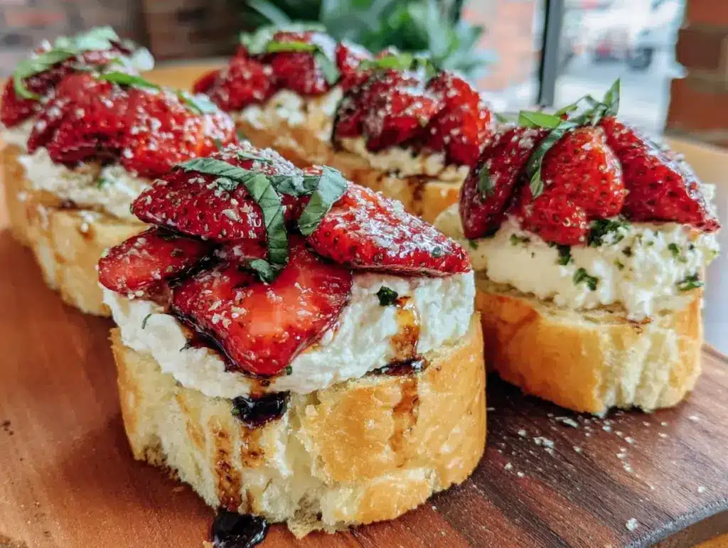 whipped feta bruschetta - featured image