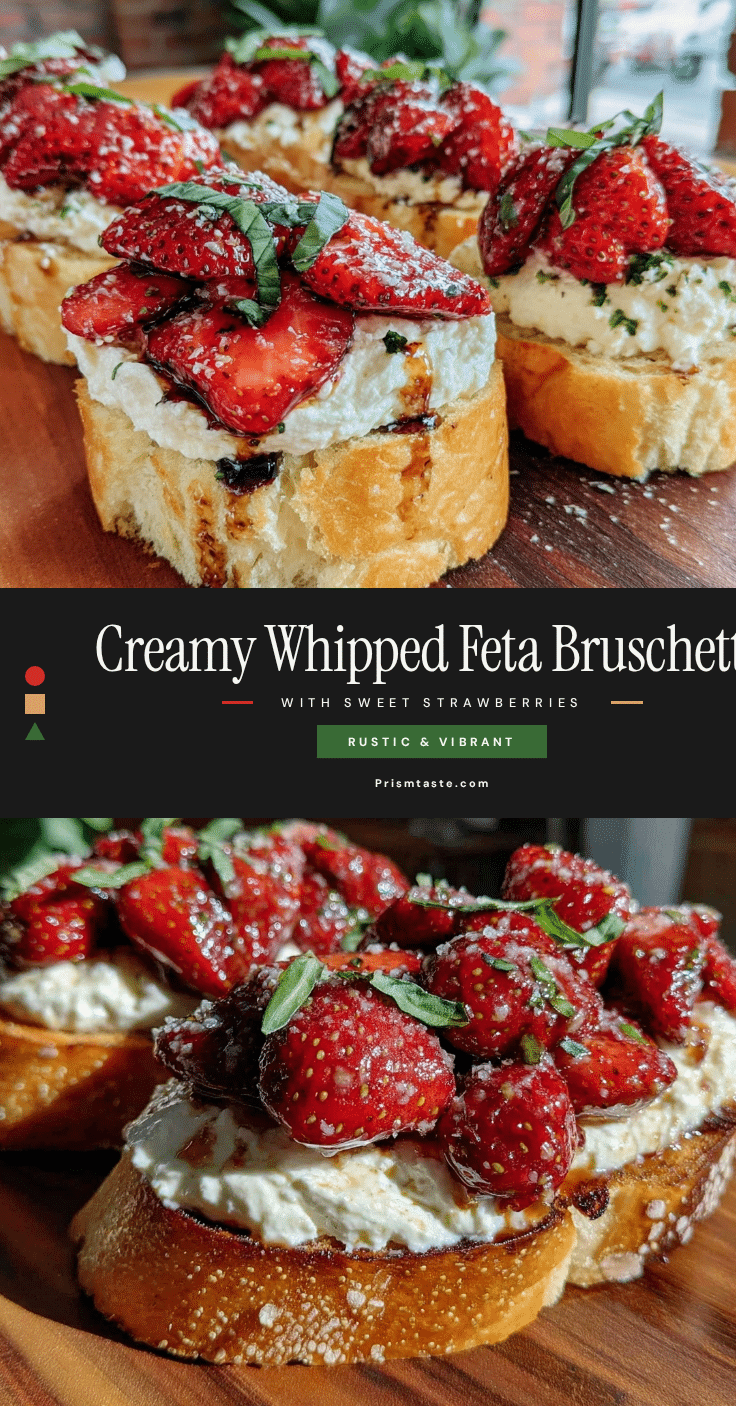 whipped feta bruschetta recipe