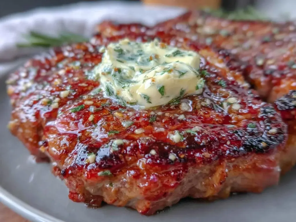 whiskey-glazed ribeye steak - featured image