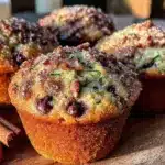 zucchini chocolate chip muffins - featured image