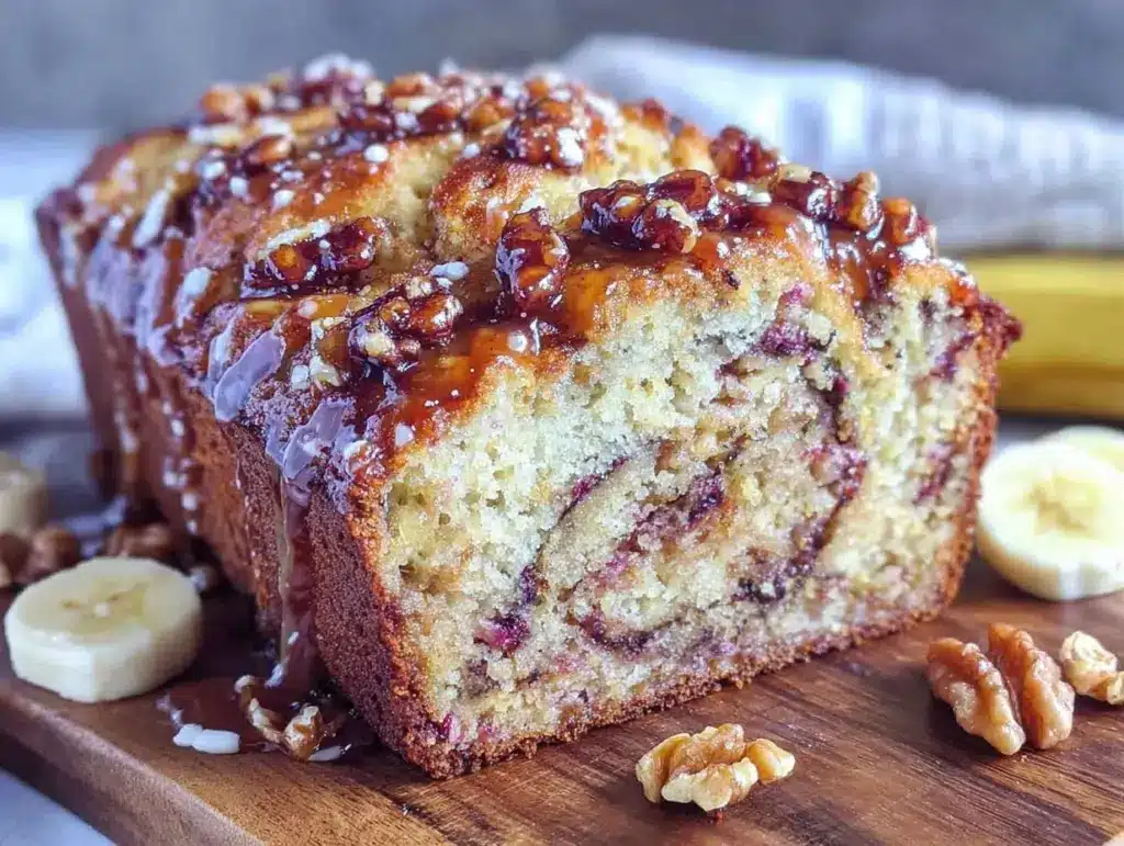 brown butter banana bread - featured image