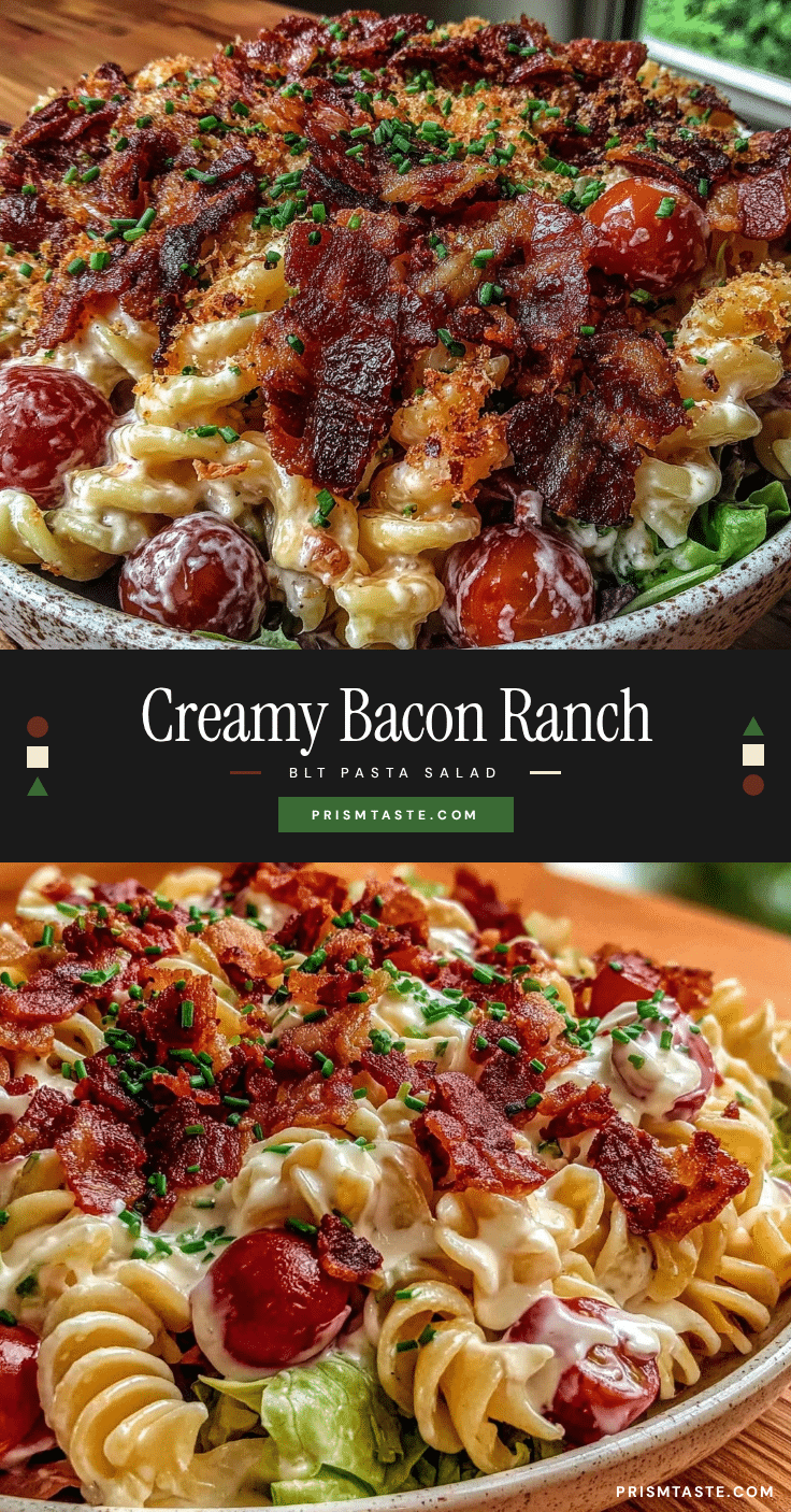 creamy blt pasta salad recipe